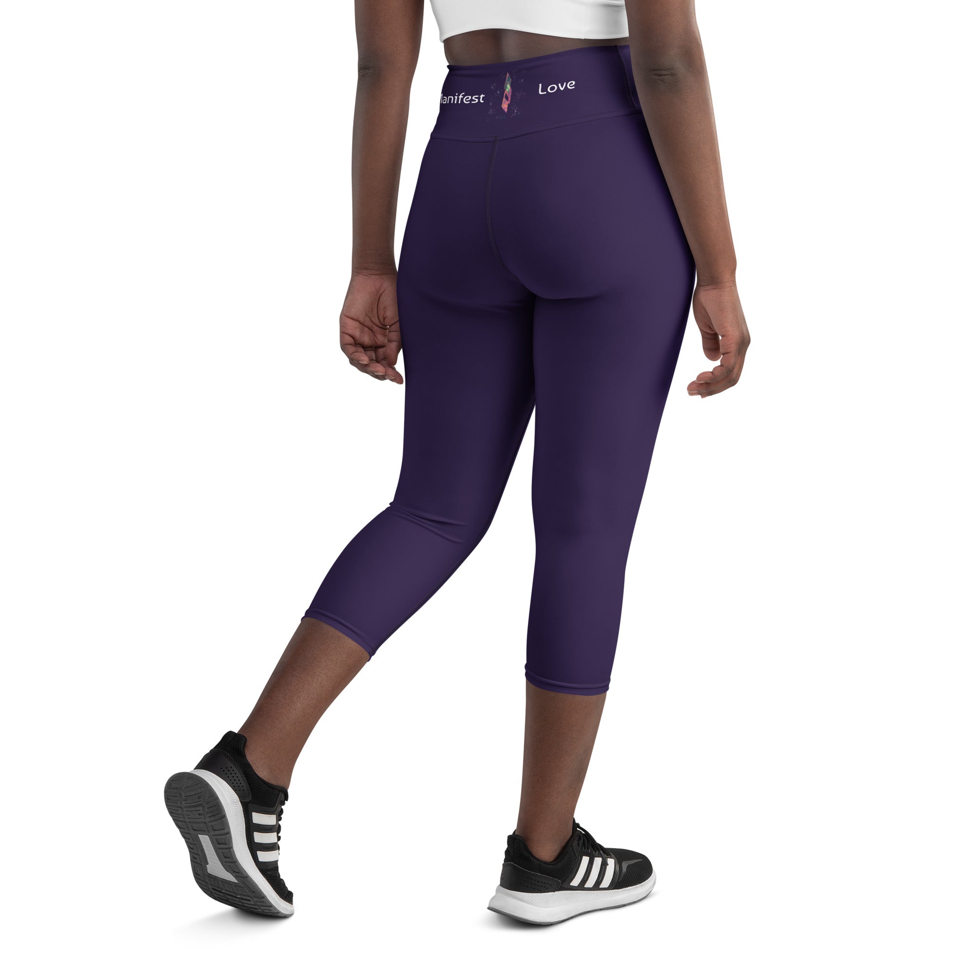 Mango Tango | Purple Yoga Capri Leggings