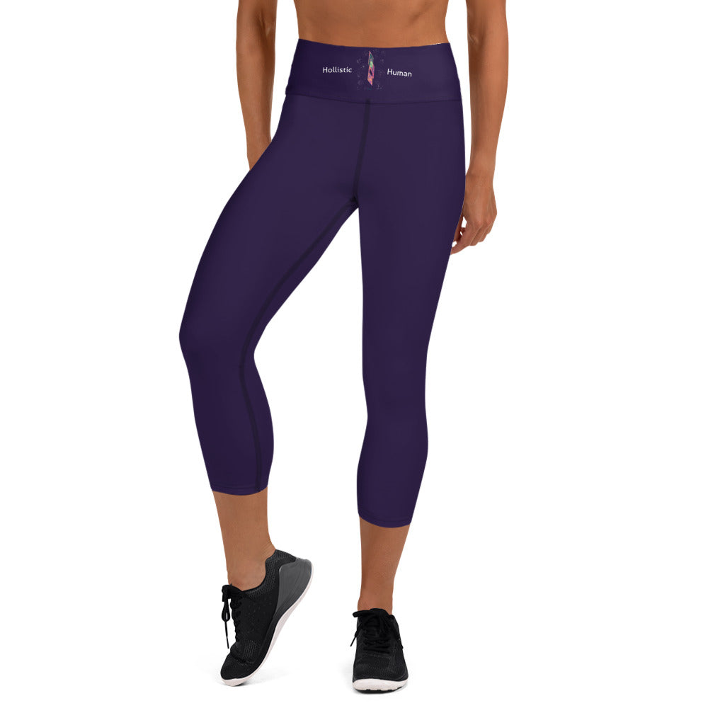 Mango Tango | Purple Yoga Capri Leggings