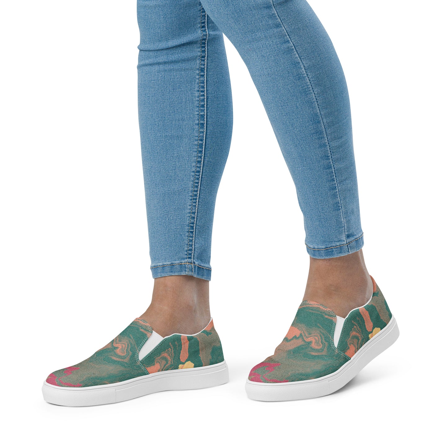 Zapatos de lona sin cordones para mujer Sundust