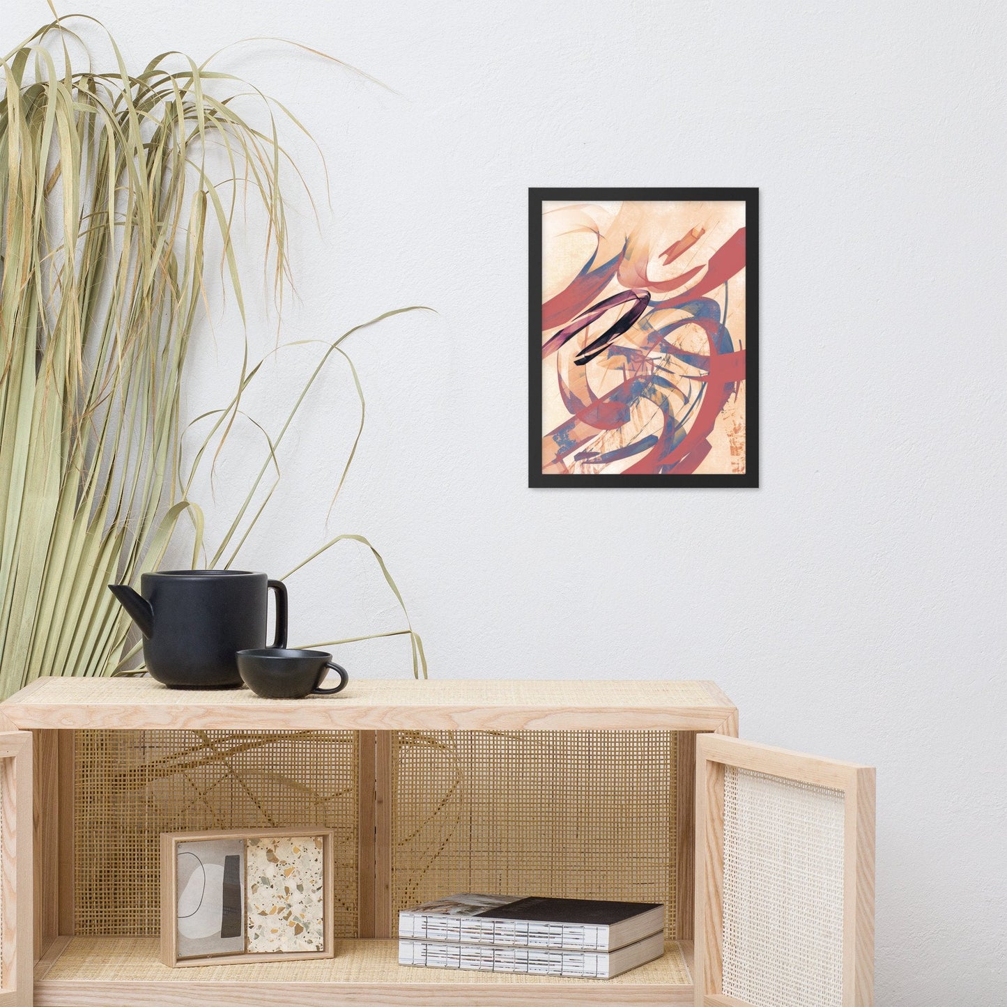 Attractive Hooks (Serene) Framed poster - Hollistic Human Shop