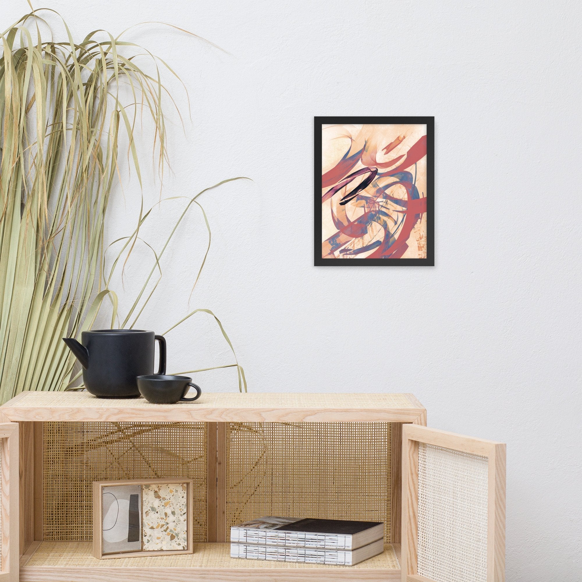 Attractive Hooks (Serene) Framed poster - Hollistic Human Shop