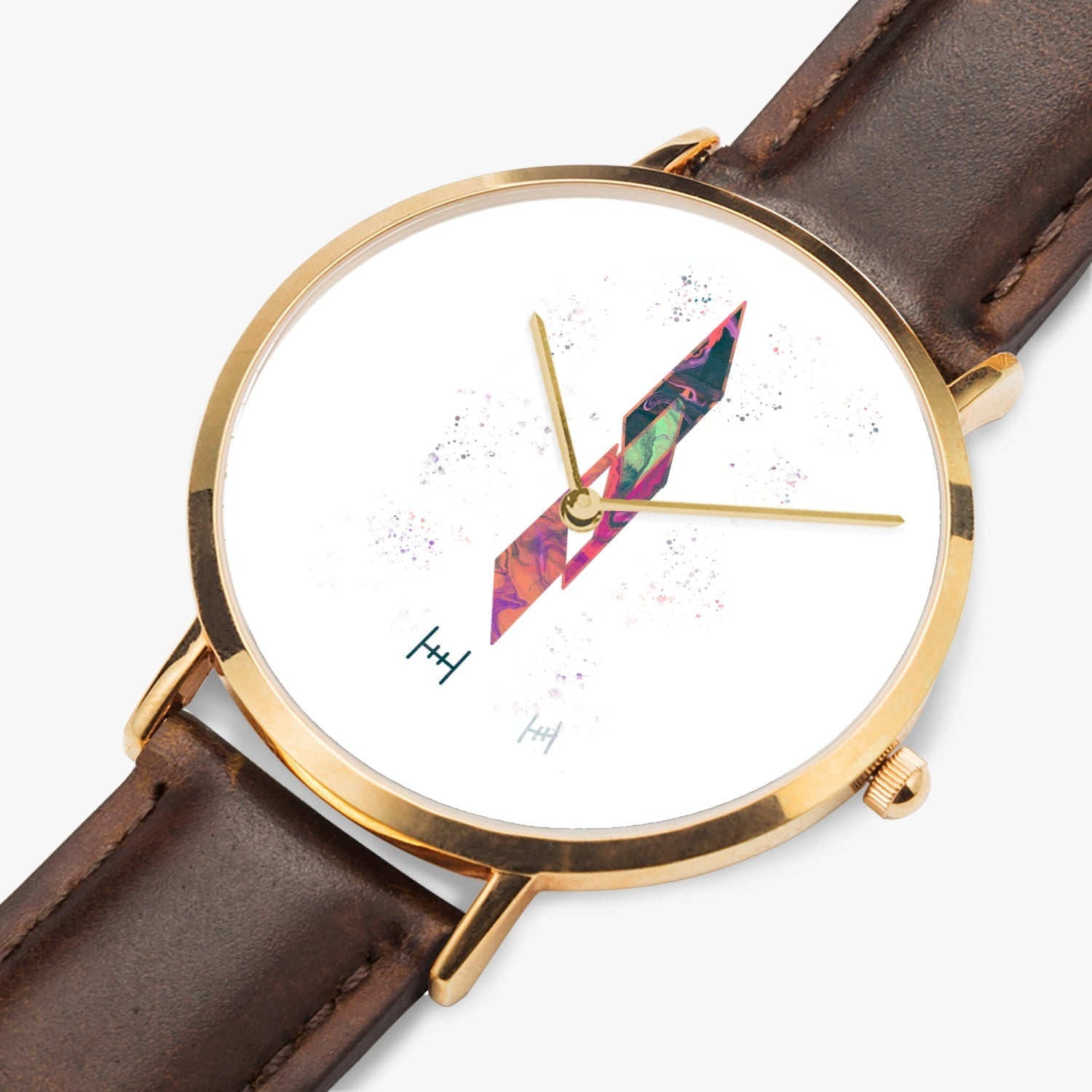 HH Hot Selling Ultra-Thin Leather Strap Quartz Watch (Rose Gold) - Hollistic Human Shop