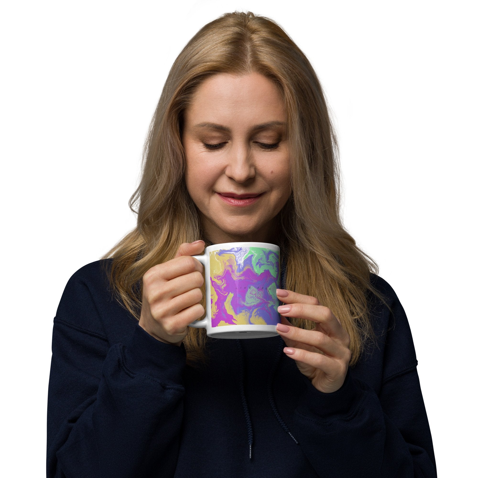 Live Free Glossy Mug - Hollistic Human Shop