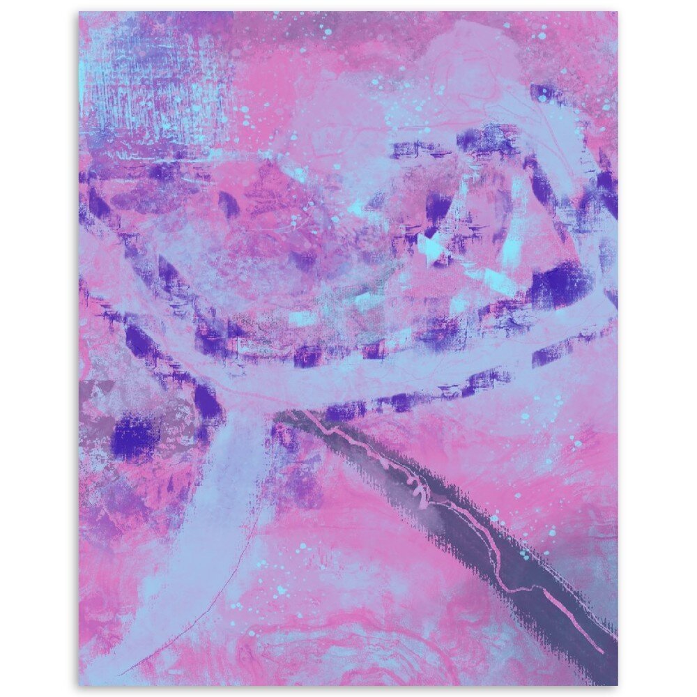 Pink Hooks | Aluminum Print - Hollistic Human Shop