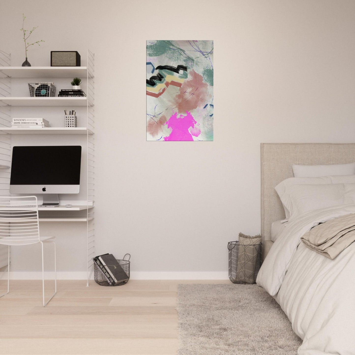 Up at 10:34am Canvas Print - Hollistic Human Shop
