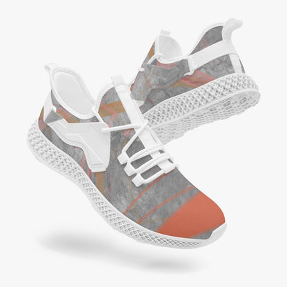 Puzzle Net Style Mesh Knit Sneakers
