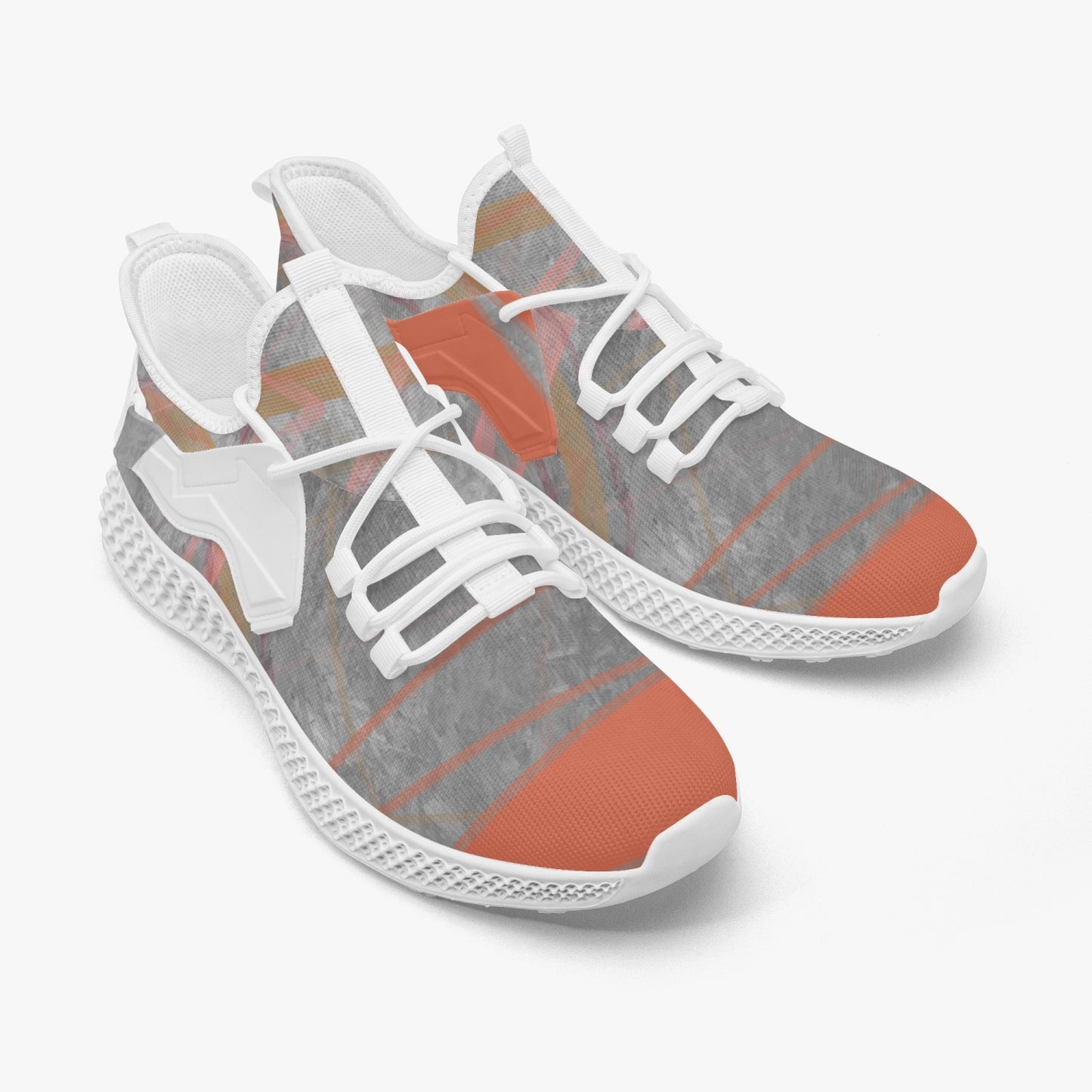 Puzzle Net Style Mesh Knit Sneakers