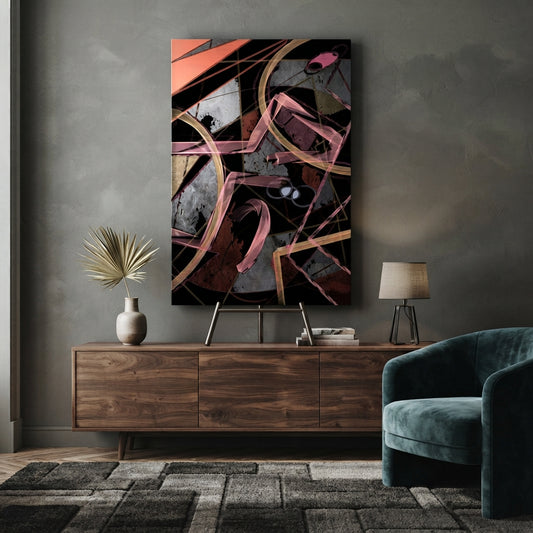 Limited Edition Abstract Art Metal print "Puzzle"