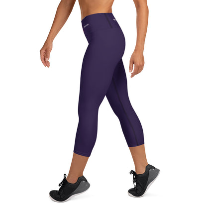 Mango Tango | Purple Yoga Capri Leggings