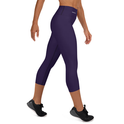 Mango Tango | Purple Yoga Capri Leggings