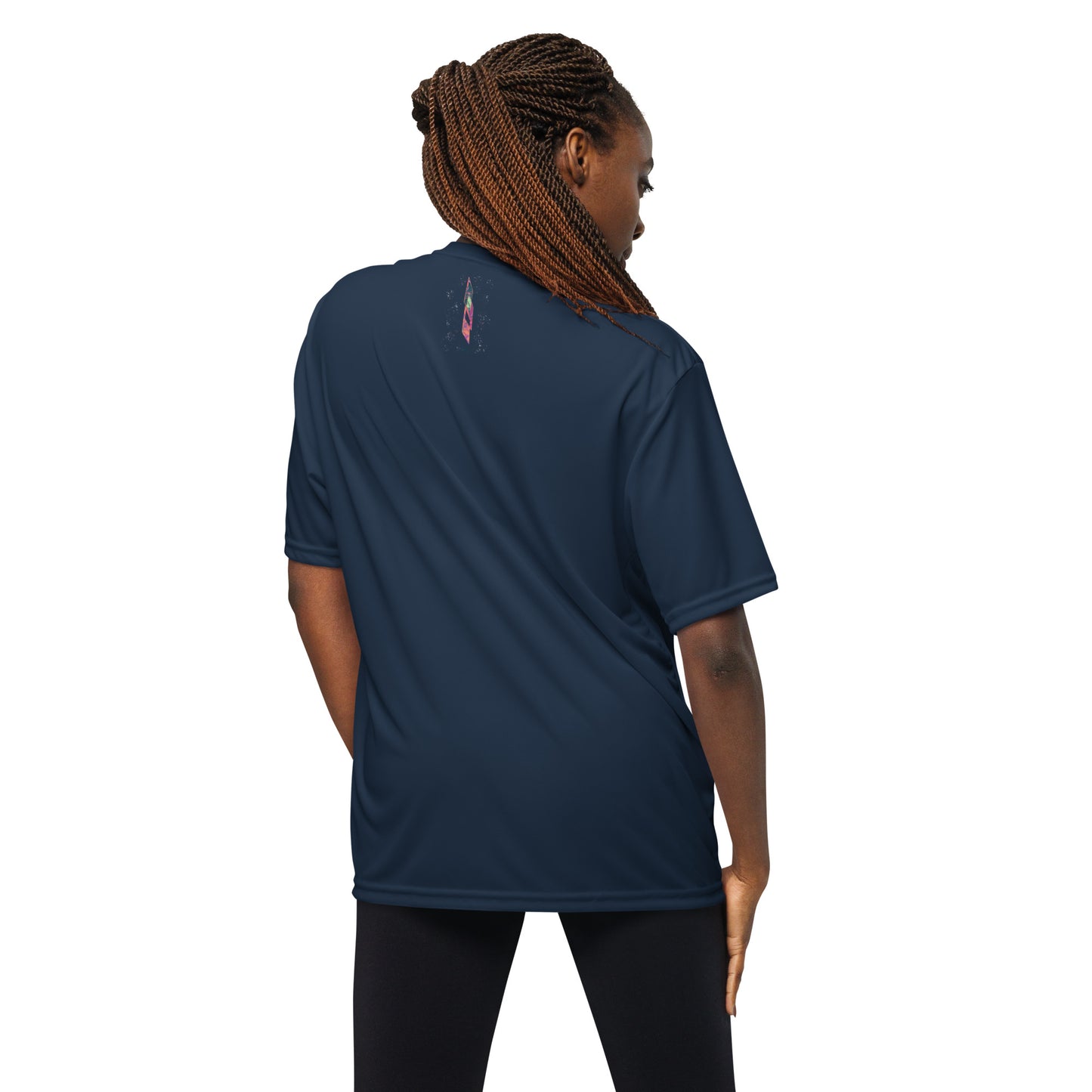 "Attractive While I Work" Unisex performance crew neck t-shirt