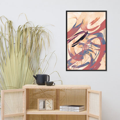 Attractive Hooks (Serene) Framed poster - Hollistic Human Shop