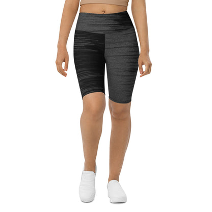 BnW Biker Shorts - Hollistic Human Shop