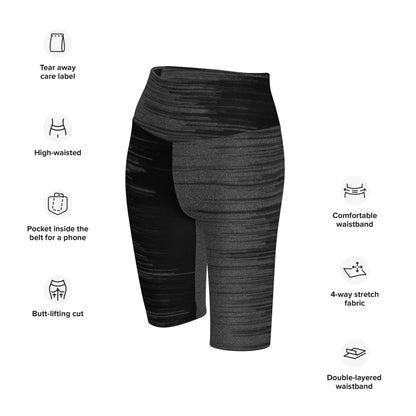 BnW Biker Shorts - Hollistic Human Shop