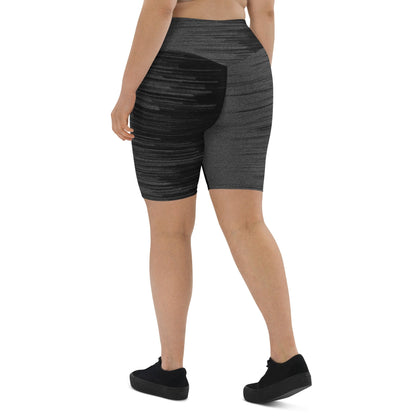 BnW Biker Shorts - Hollistic Human Shop