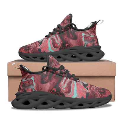 Cattleya | Red Bounce Sneakers - Hollistic Human Shop