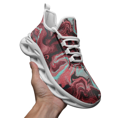 Cattleya | Red Bounce Sneakers - Hollistic Human Shop