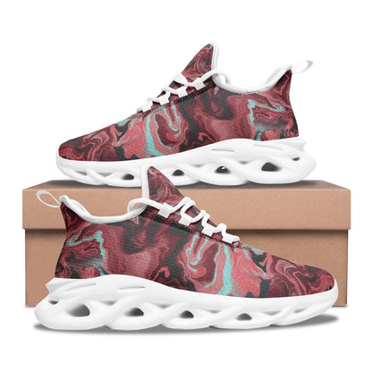 Cattleya | Red Bounce Sneakers - Hollistic Human Shop