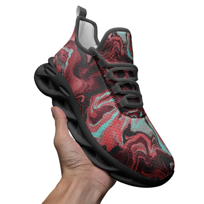 Cattleya | Red Bounce Sneakers - Hollistic Human Shop