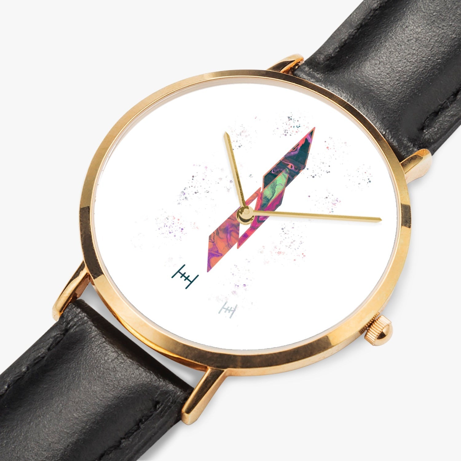 HH Hot Selling Ultra-Thin Leather Strap Quartz Watch (Rose Gold) - Hollistic Human Shop