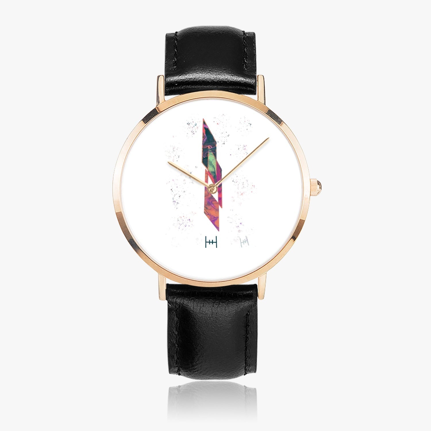 HH Hot Selling Ultra-Thin Leather Strap Quartz Watch (Rose Gold) - Hollistic Human Shop