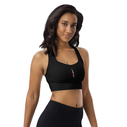 Mango Tango | Longline sports bra - Hollistic Human Shop