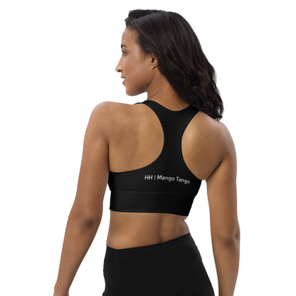 Mango Tango | Longline sports bra - Hollistic Human Shop