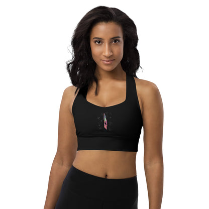 Mango Tango | Longline sports bra - Hollistic Human Shop