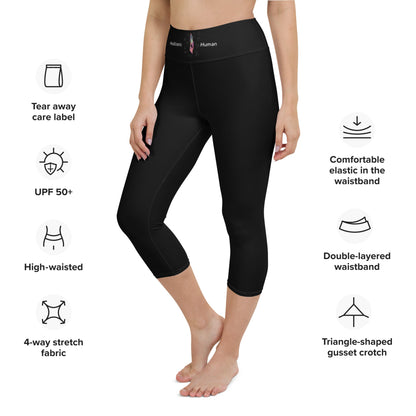 Mango Tango | Yoga Capri Leggings - Hollistic Human Shop