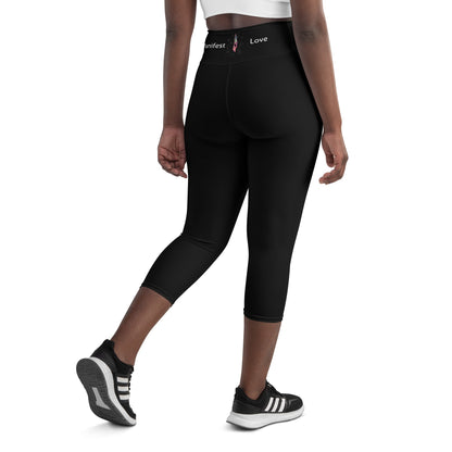 Mango Tango | Yoga Capri Leggings - Hollistic Human Shop