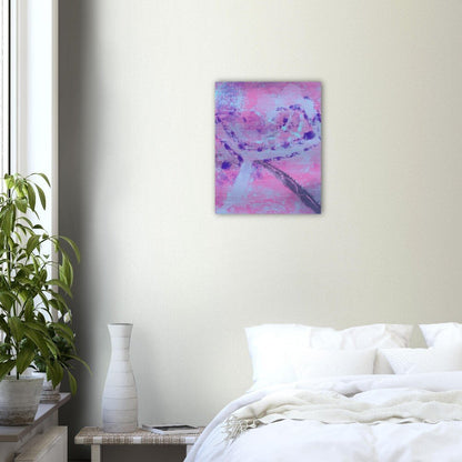 Pink Hooks | Brushed Aluminum Print - Hollistic Human Shop