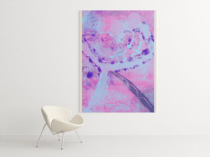 Pink Hooks Digital Download Art Print - Hollistic Human Shop